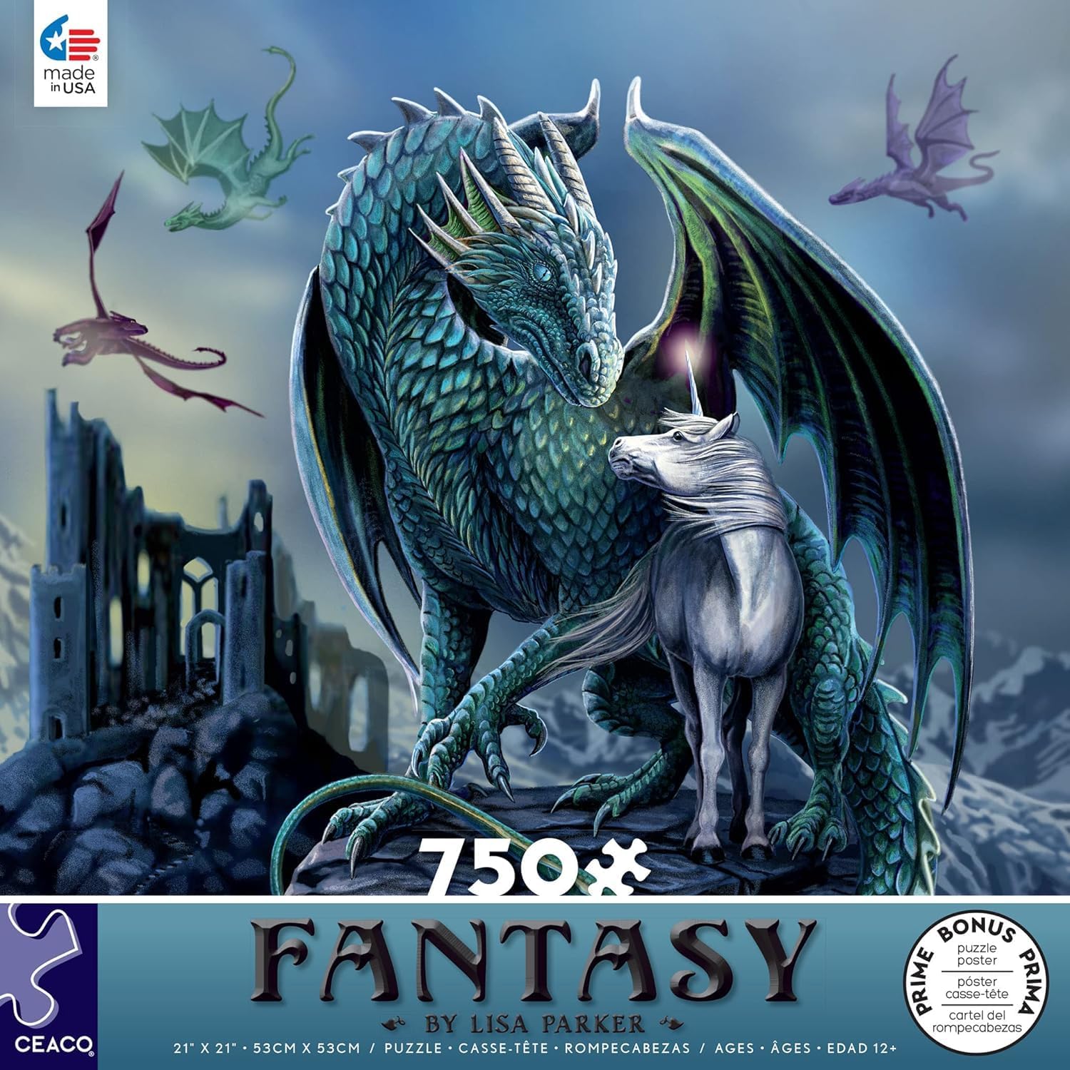 Ceaco - Fantasy - Protector of Magic Jigsaw Puzzle - 750 Piece Jigsaw Puzzle