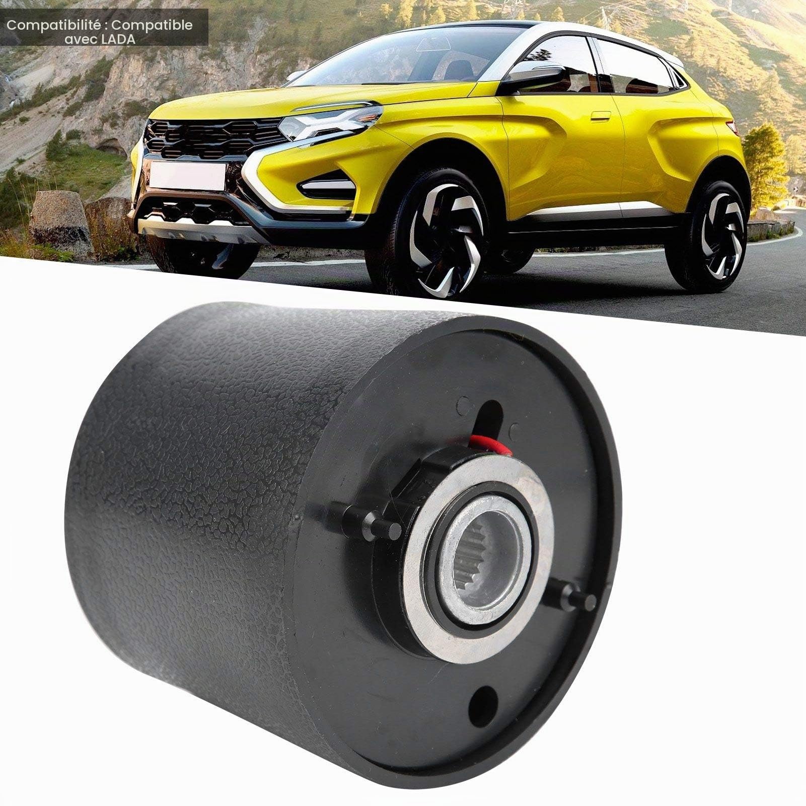 Adaptateur de moyeu de volant, connecteur de Base de volant de voiture arbre de direction de volant adapté pour LADA