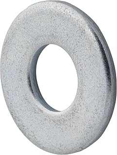 MakersBolt 1/2" USS Thick Flat Washers (25 Pack) - 1/2 x 1-3/8 Zinc Plated Steel, ASME B18.21.1 Industrial Grade