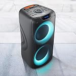 800W Machine de Karaoke pour adultes, haut-parleur Bluetooth avec double 8" Les laboureurs & Microphones sans fil, haut-parleur de karaoké portable rechargeable avec LED Lumières, PA Système pour la maison KTV Extérieur intérieur