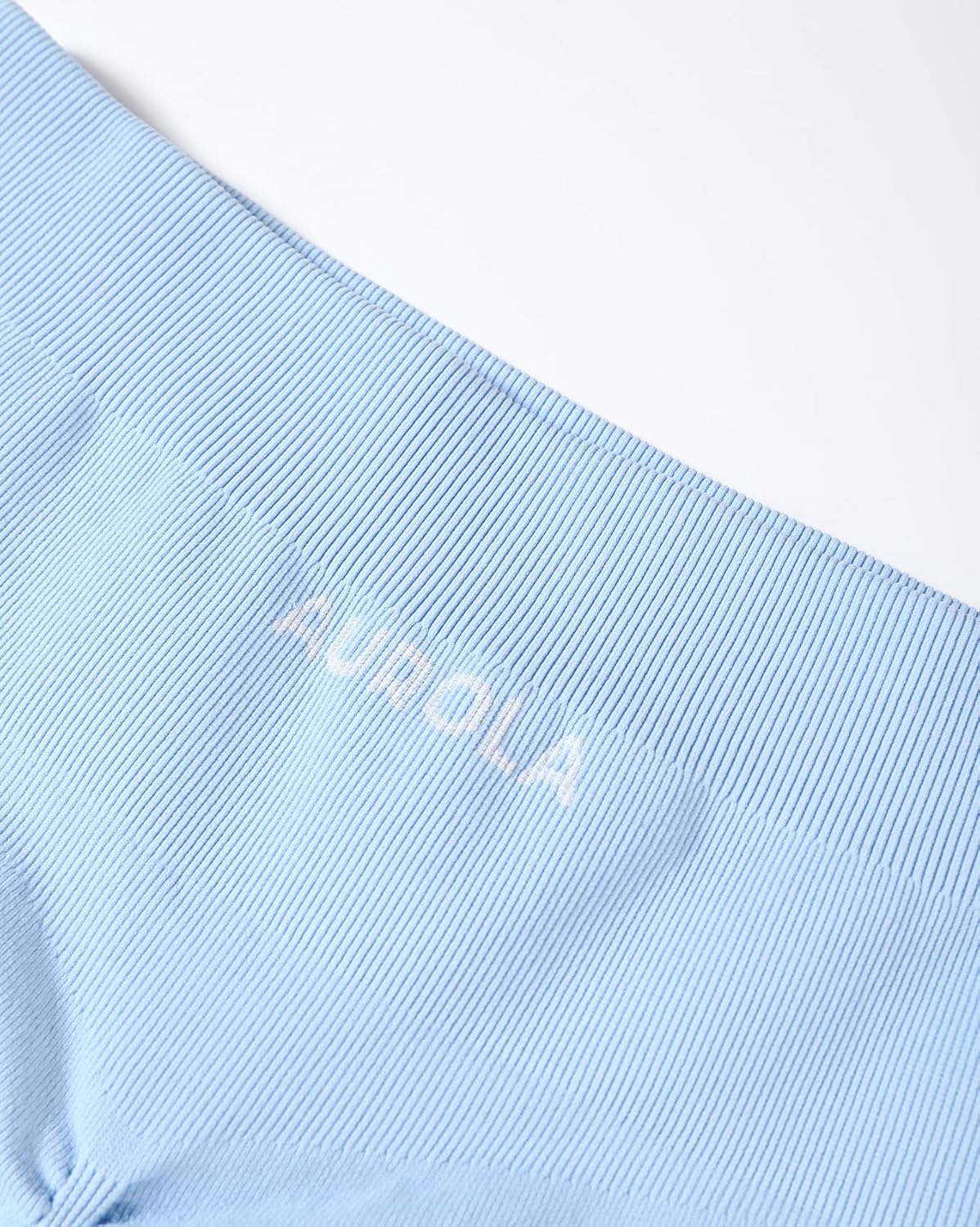 AUROLA Power Workout Shorts for Women Tummy Control Squat Proof Ribbed Thick Seamless Scrunch Active Short - Image 4