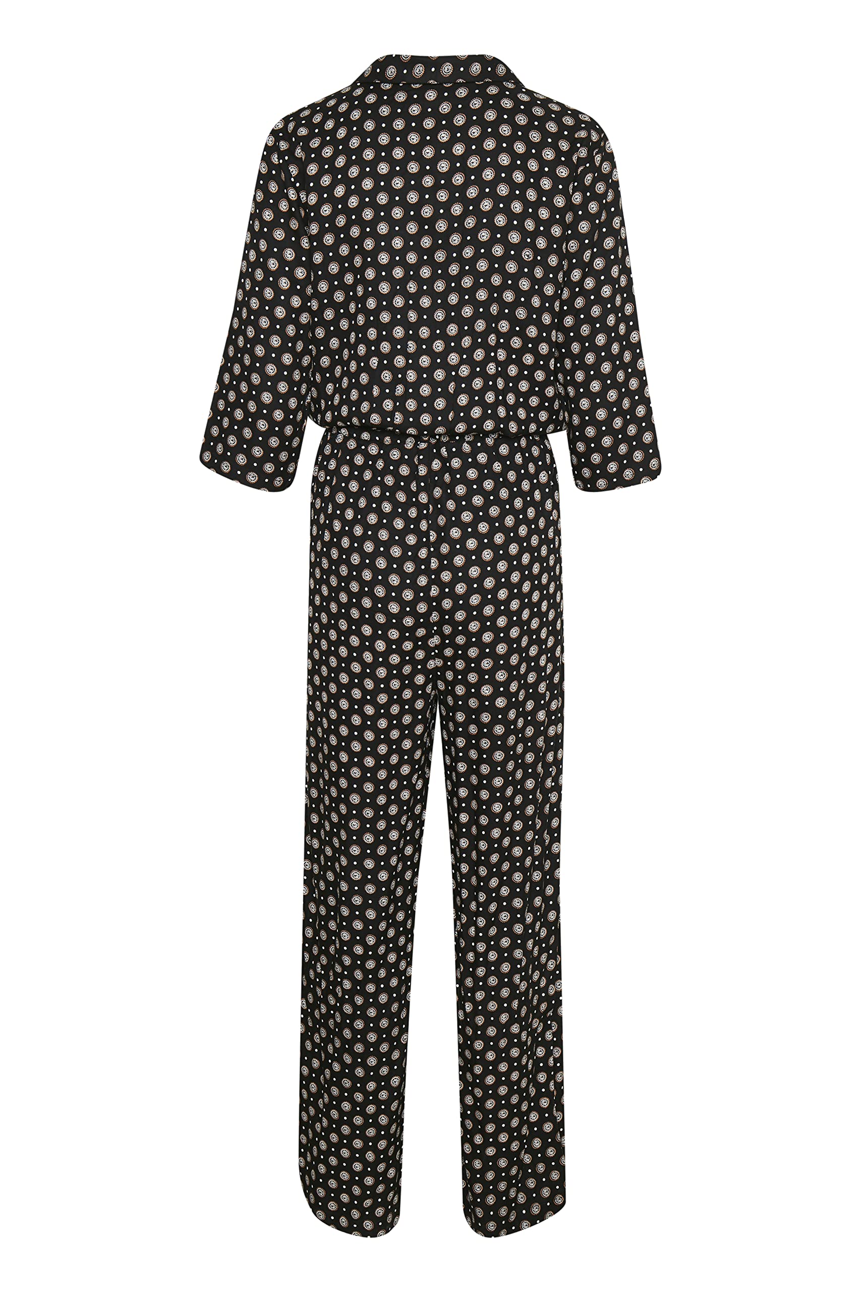 KAFFE Damen Overall KArutie Elastische Taille 3/4 Ärmel