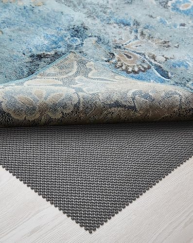 Veken Almohadilla de agarre para alfombra de 4 x 6 pies para suelos de madera dura, almohadillas antideslizantes para alfombras de área, agarre