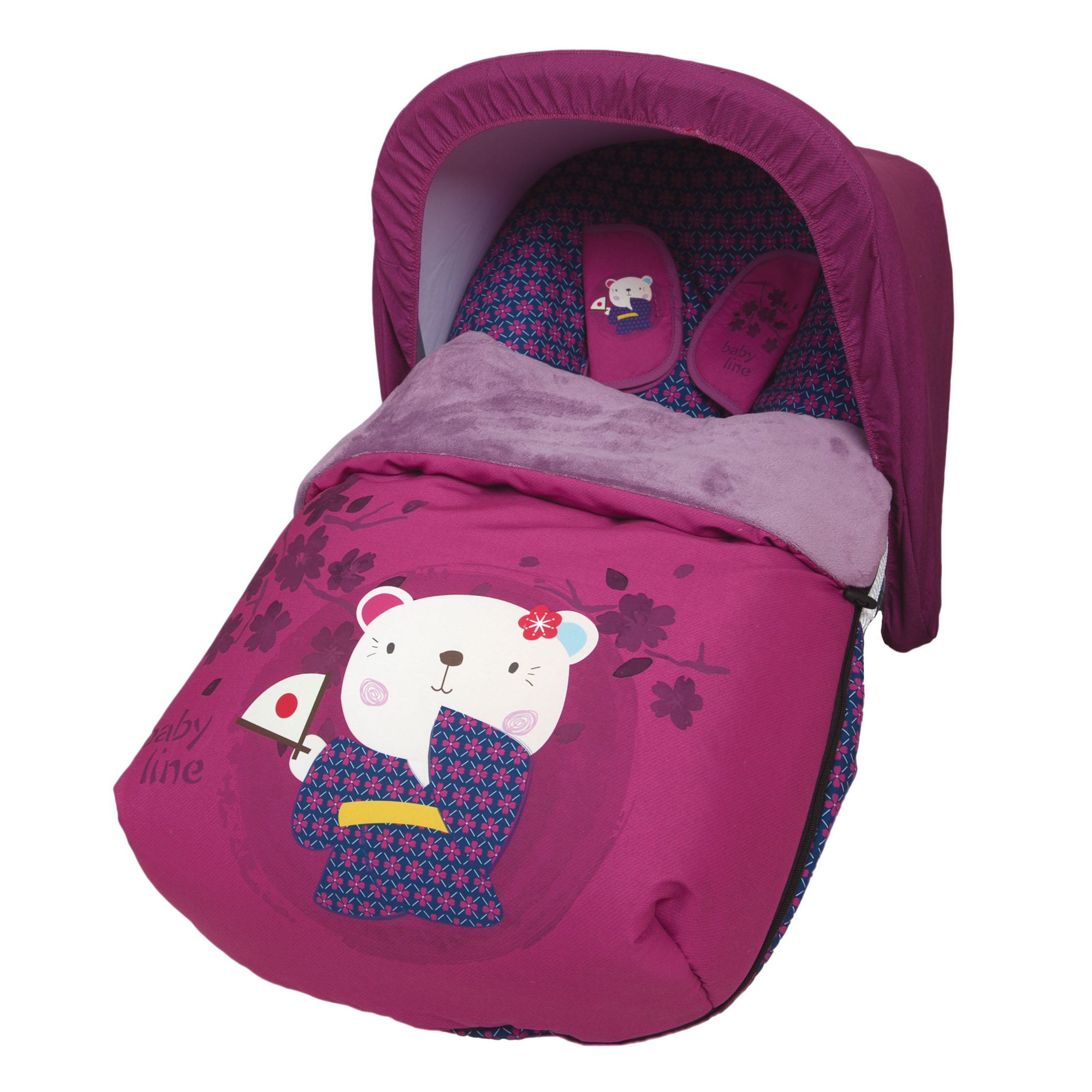 Babyline 3000601R - Saco Portabebé Polar COMPLETO Universal + Capota de Regalo !!!!, unisex