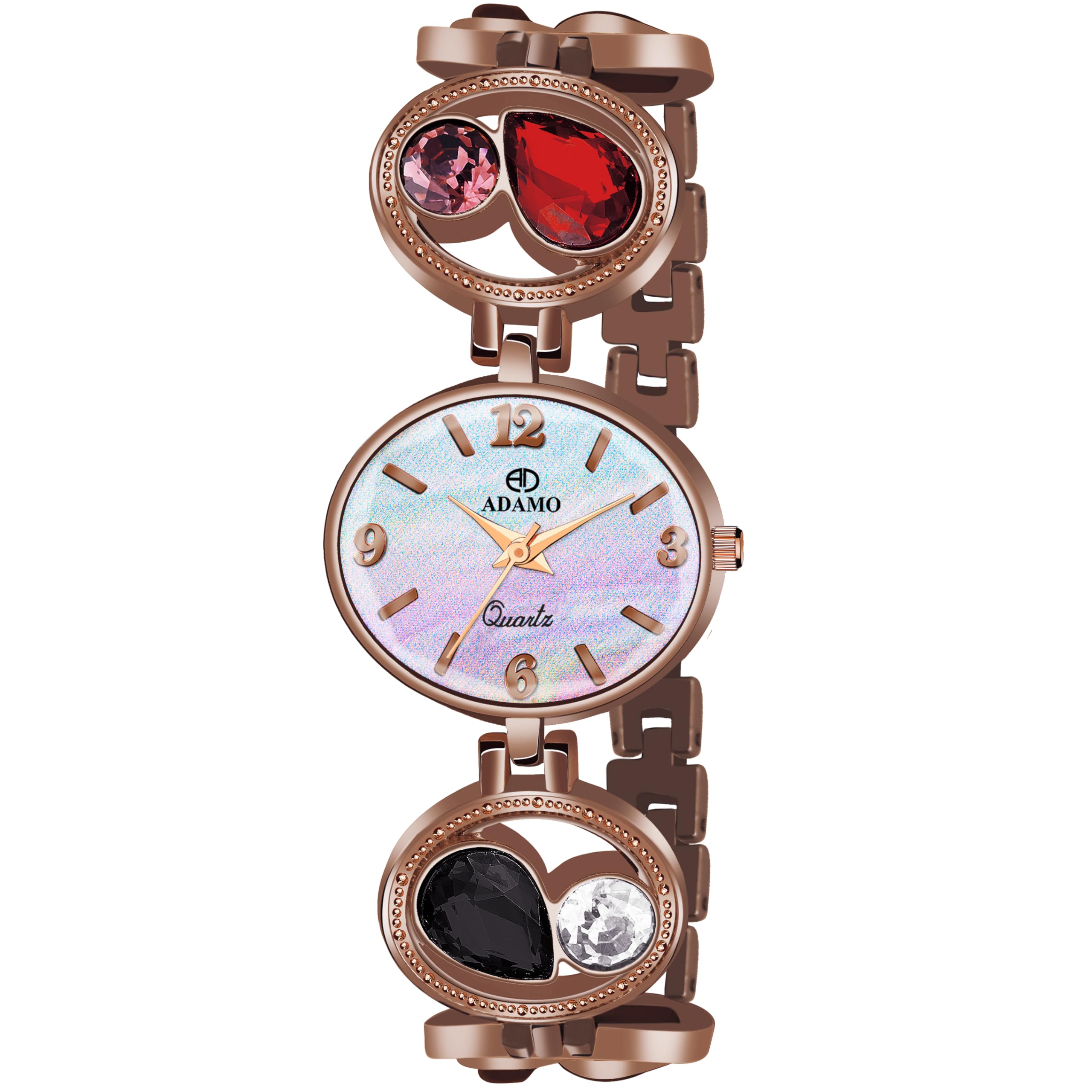ADAMO Designer White Dial Womens & Girls Watch 880EEM01 (B0CKQQKCZC) Amazon Price History, Amazon Price Tracker