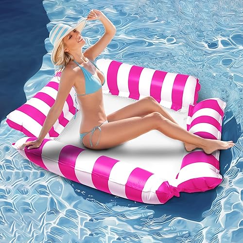 Flotadores de piscina para adultos, flotador de verano, hamaca de agua inflable para adultos