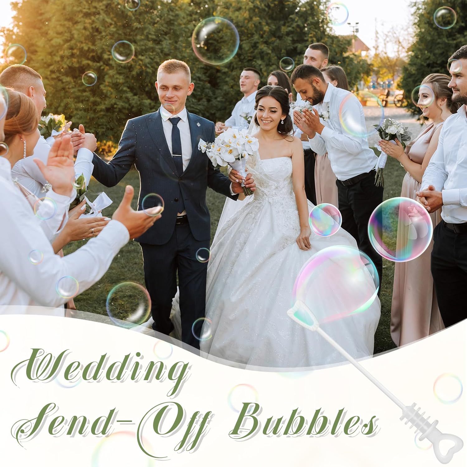 405 Pcs Wedding Send Off Bubble Ideas Set Include Heart Bubble Wands Gift Tags Cards Wood Photo Frame Ribbons Wedding Send Off Party Favors for Guests(Sage Green)