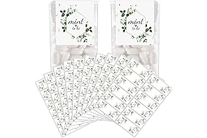 120 'Mint to Be' Wedding Favor Stickers