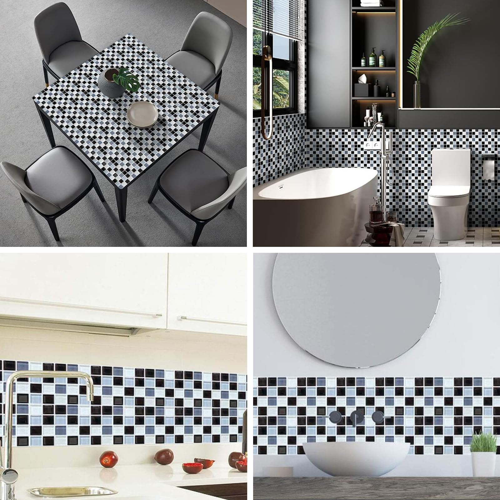 Sticker Mural Carrelage Adhésif Cuisine Salle De Bain - 30 STICKERS Carreaux De Ciment Vicenzu 30stickers20x20cm 86804994