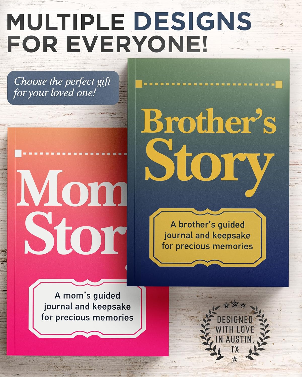 Brother's Story Journal: A Meaningful Keepsake for Brother to Share His Life Journey and Memories, Book Includes 250+ Prompt Questions, Sentimental Gifts Idea for Father's Day, Birthday, Christmas - Image 6