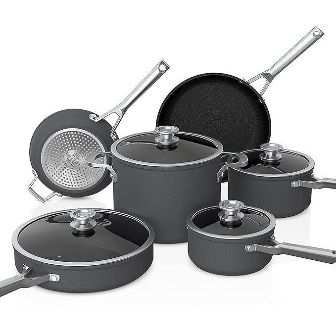 Ninja NeverStick C59500 Premium 10 Piece Cookware Set