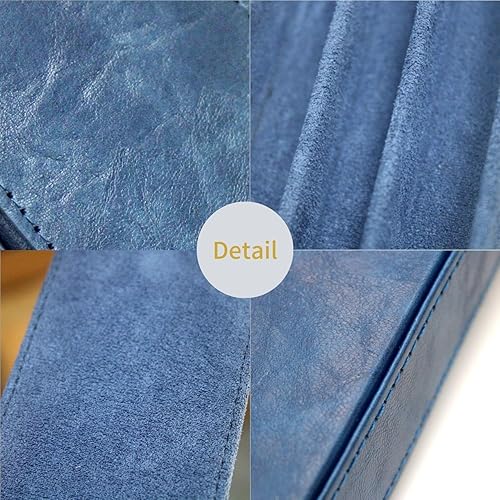 Miniatura 9 de 12Slots - Organizador de coleccionista de pluma estilográfica, hecho a mano, funda protectora para bolígrafos de cuero para personas mayores, caja