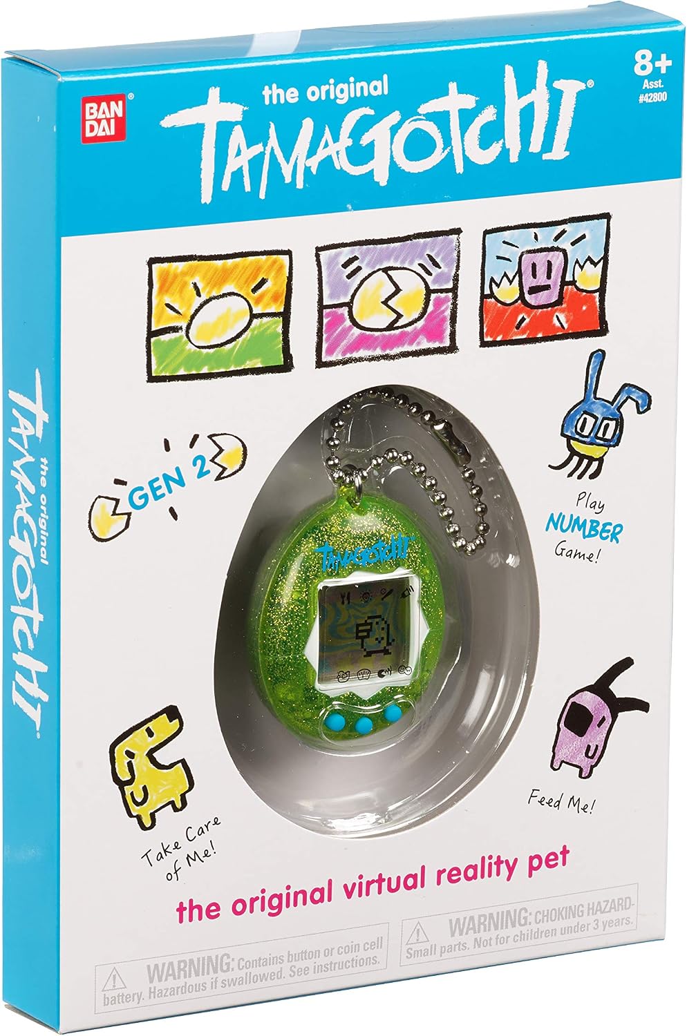 Tamagotchi Original - Green Glitter