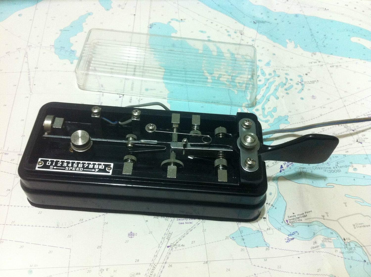 Hi-Mound BK-100 Morse-Key Semi-Automatic Ship's (IMI- 1125040674390) : Electronics