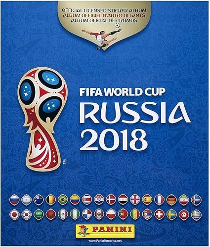 Panini Copa del Mundo Rusia 2018, álbum de tapa dura 100% completo (pegado)