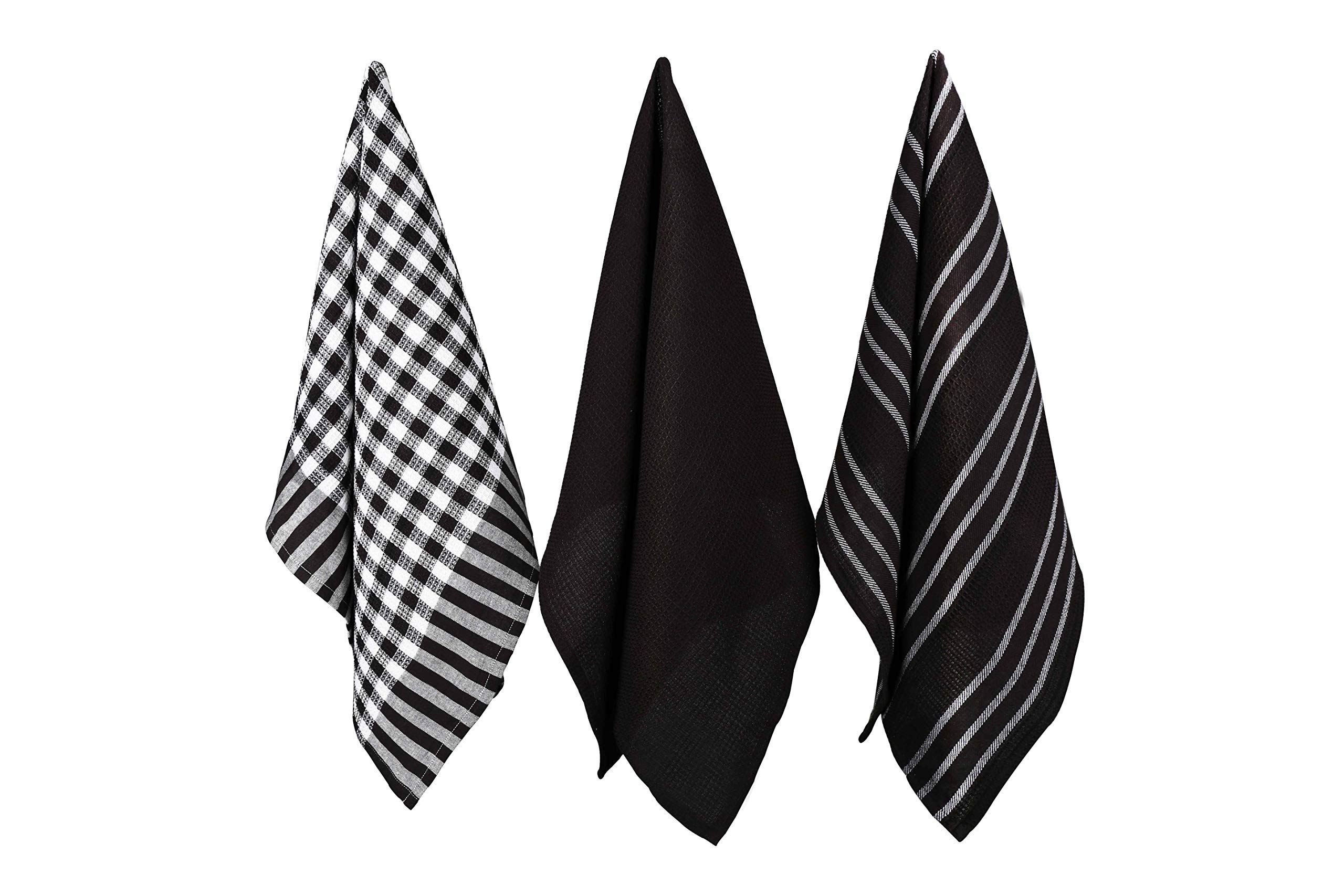 Lot De 3 Torchons De Cuisine Supercolor – 100% Coton, 50x70 Cm, Très Absorbants, Lavables En Machine - 2