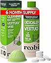 Roobi Nespresso Compatible Vertuo Cleaning & Descaling Kit. Includes 1 Bottle of Descaling Solution, 6 Cleaning Tablets and 1 Reusable Pod. Carbon Neutral Vertuoline Maintenance Kit. 6 Month Supply.