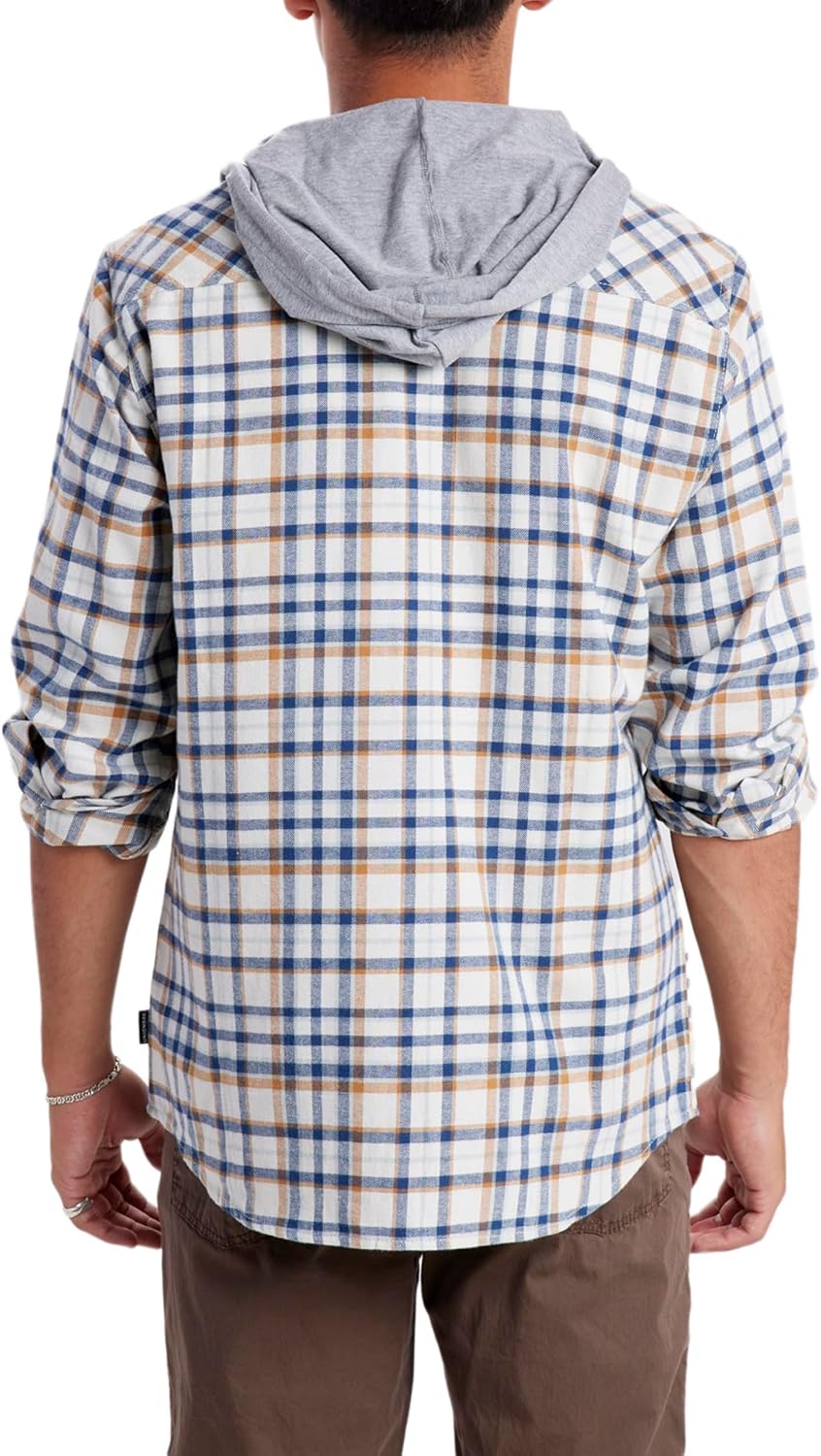UNIONBAY mens Classic Flannel Hoodie - Image 2