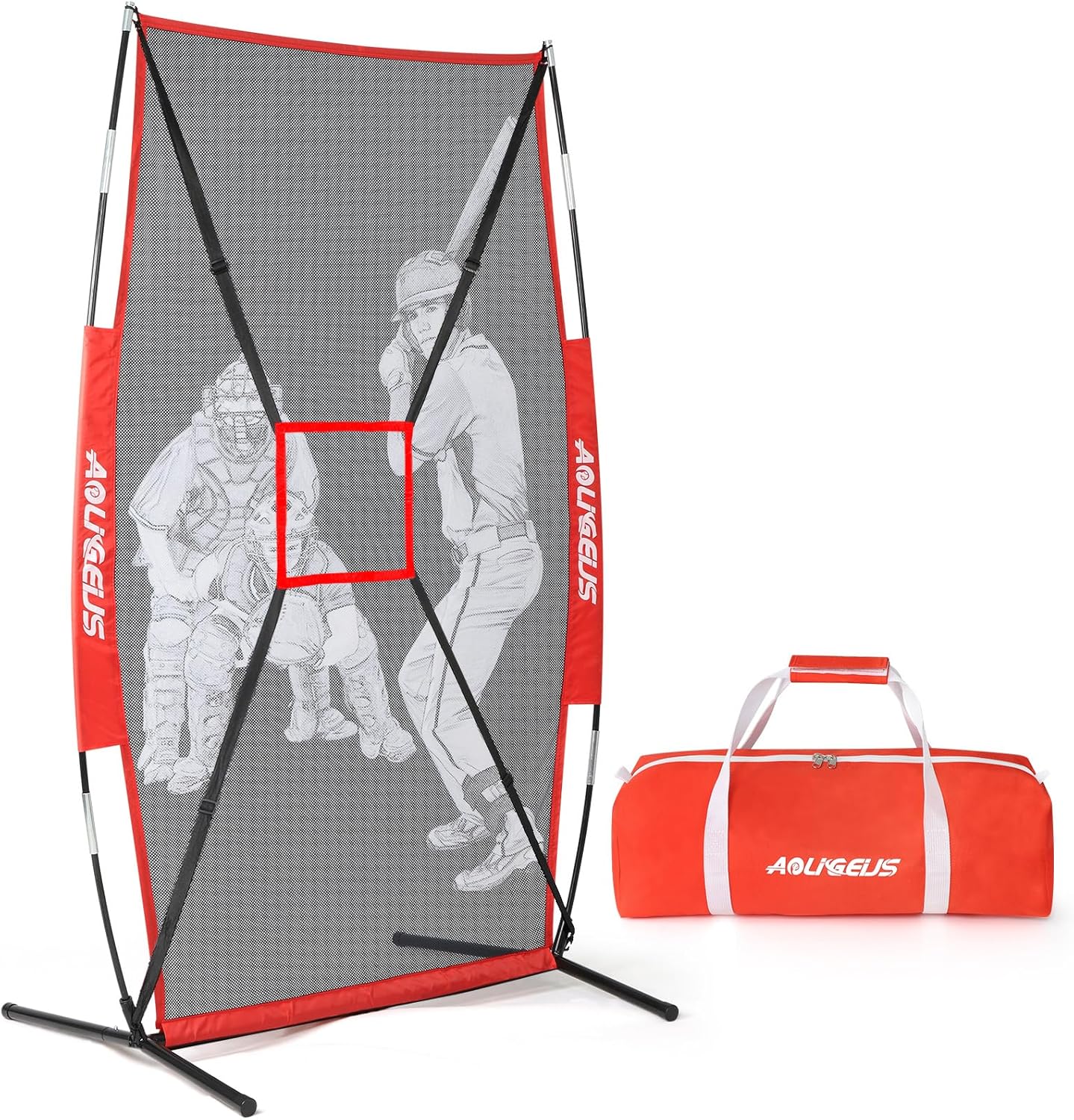 Baseball Softball Batter Dummy,Pitching Training Mannequin,Pitching Aid for Improved Accuracy