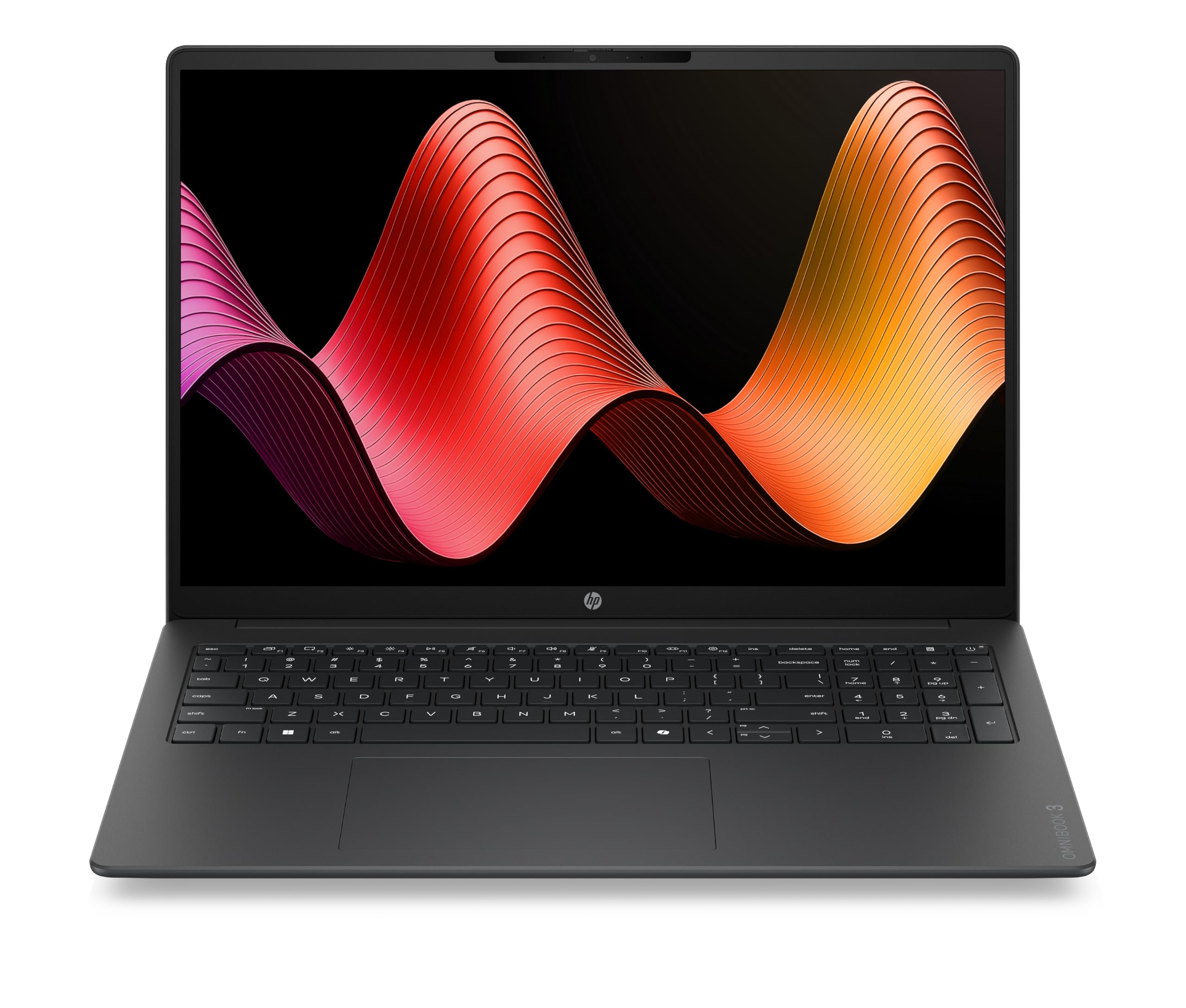 HP OmniBook 3 PC Portable 16" WUXGA 16:10 IPS, AMD Ryzen 5 40, RAM 16 Go, SSD 512 Go, Windows 11, Ordinateur Portable 16 Pouces, pavé numérique, Argent, Clavier AZERTY, 16-by0008sfx