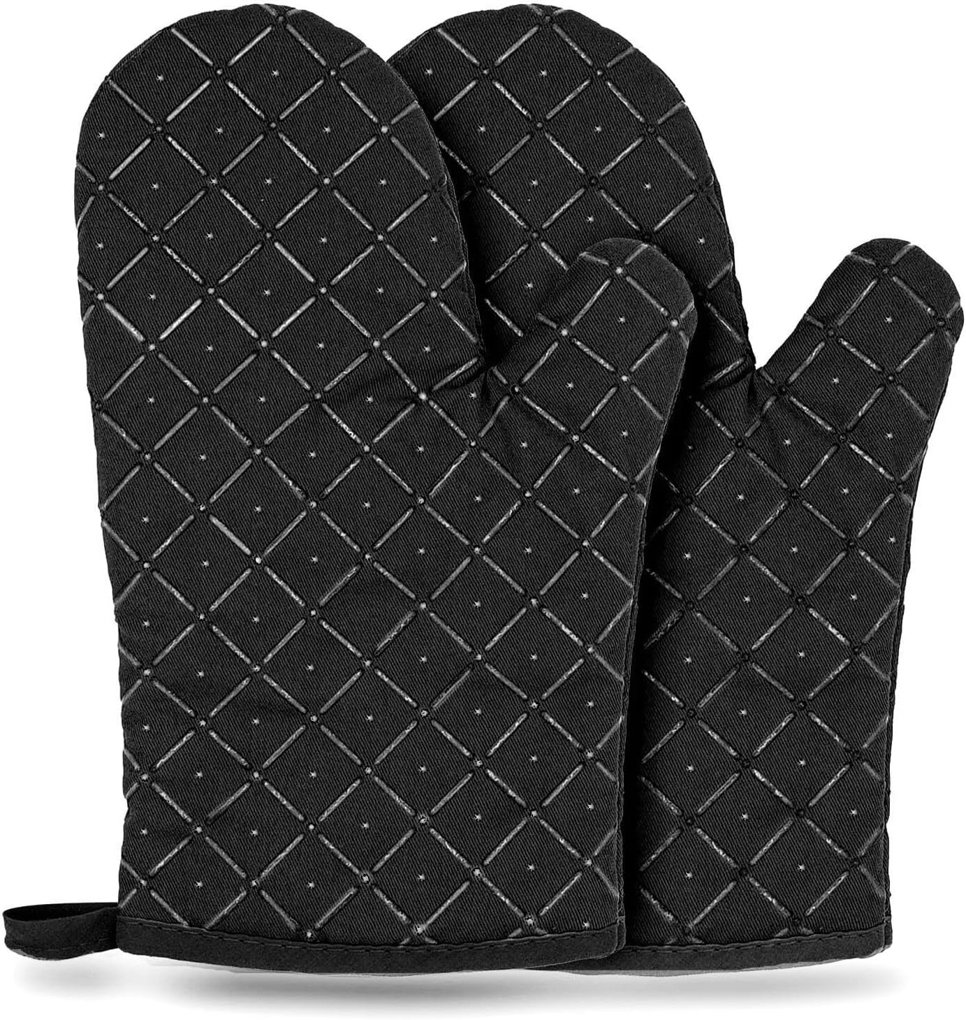 Oven Golves, Heat Resistant NonSlip Oven Gloves Double Sided Kitchen Oven Mitts For Cooking