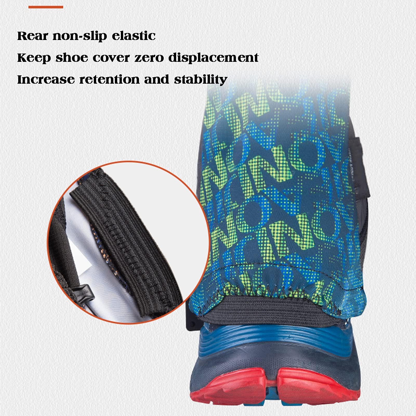 Guêtres De Jambe, Guêtres De Chaussures Légères Réglables, Bottes De Guêtres De Serpent Respirantes, Tissu en Polyester for l'escalade Et La Course À Pied en Montagne sur Neige(Vert)