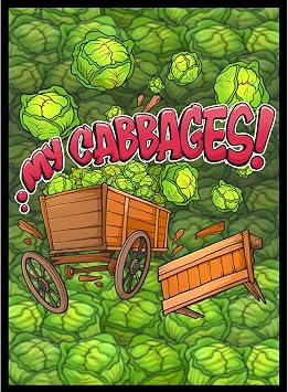 100ct Textured TCG/MTG Card Art Sleeves My Cabbages!