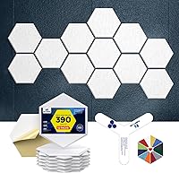 Vista 53 de Paneles acústicos autoadhesivos [390 lbs/yd³ de ultra-alta densidad], panel absorbente de sonido de 2ª generación, panel de sonido de nivel