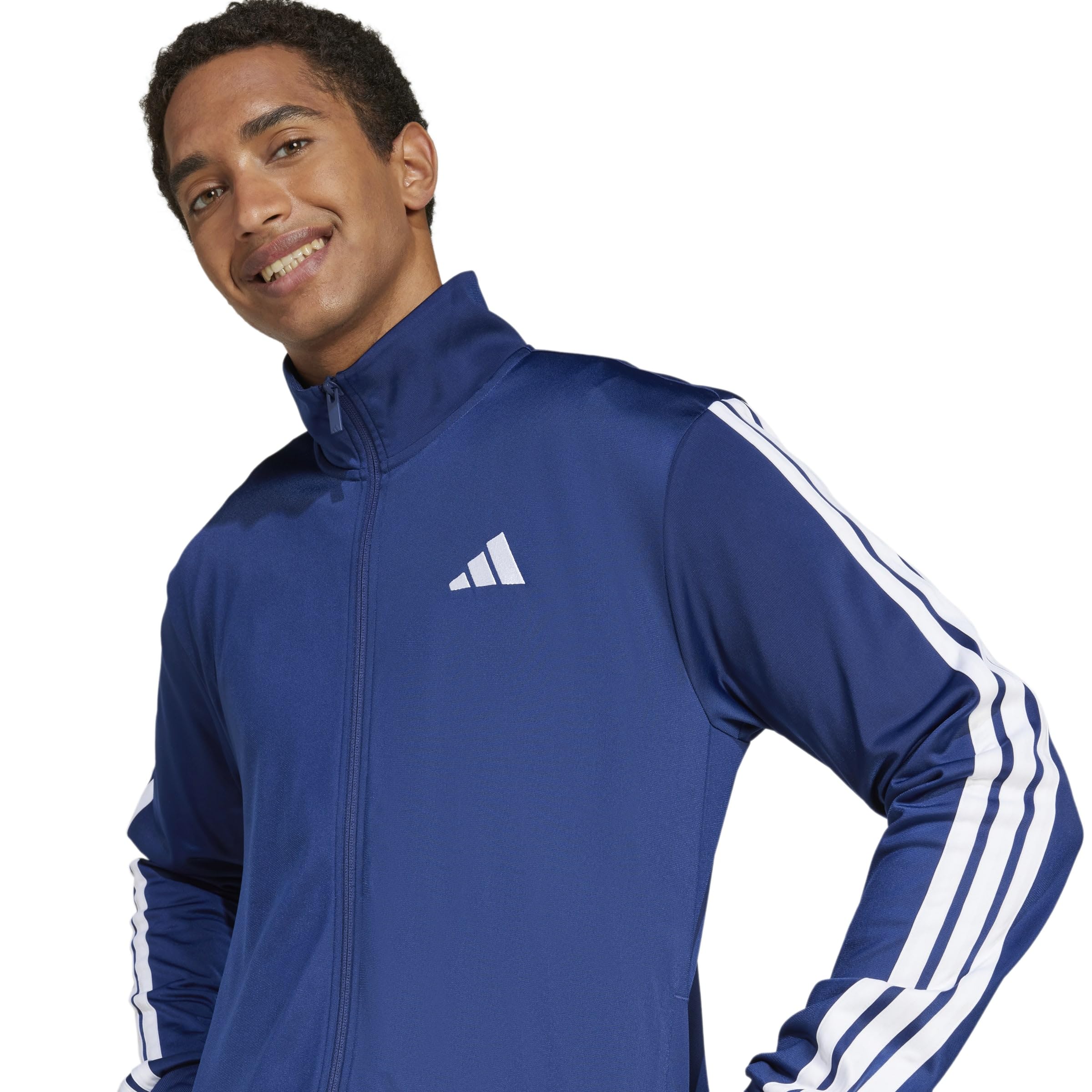 adidas Hombre 3 Stripes Tricot Regular Track Top