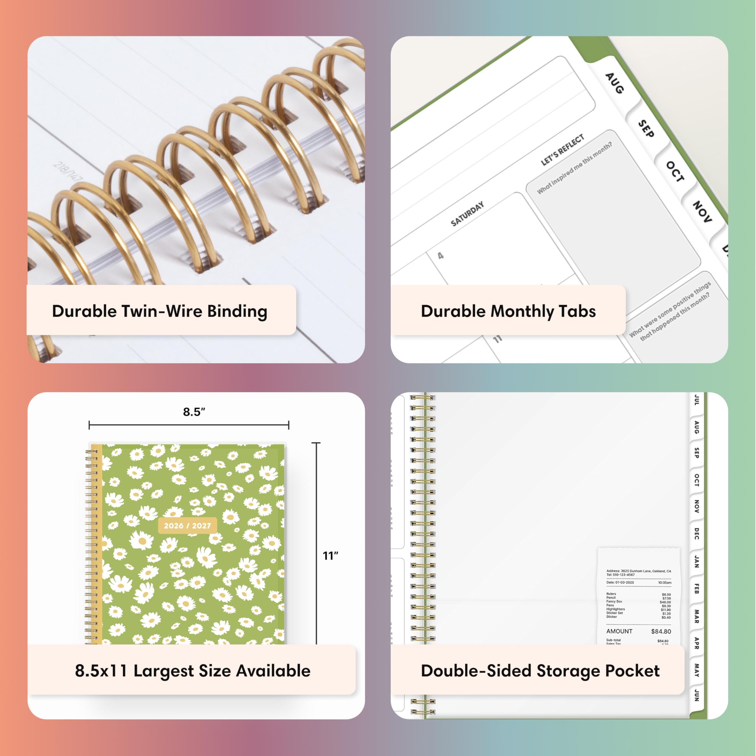 Amazon.com : Blue Sky Gen Z 2026-2027 Weekly and Monthly Academic