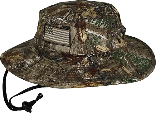 Paramount Outdoors Bayou American Flag Boonie Hat American Fit Design Floats