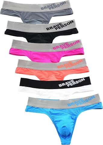BRAVE PERSON Newly Arrived G-Strings Mens Fashion Elastic Waistband Thong Underwear 1177