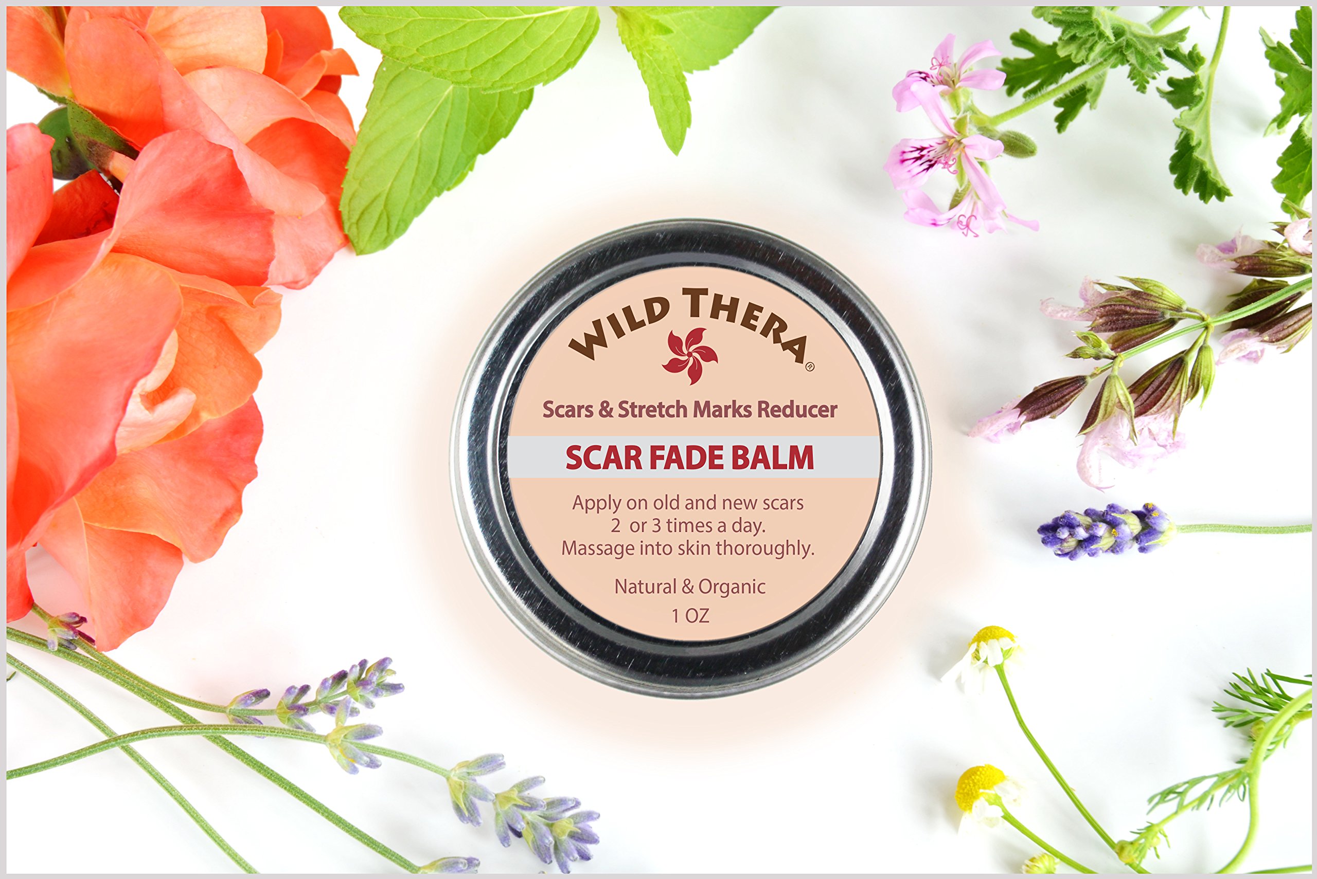 Wild Thera Scar Remover for old scars. Natural Scar Cream for Face