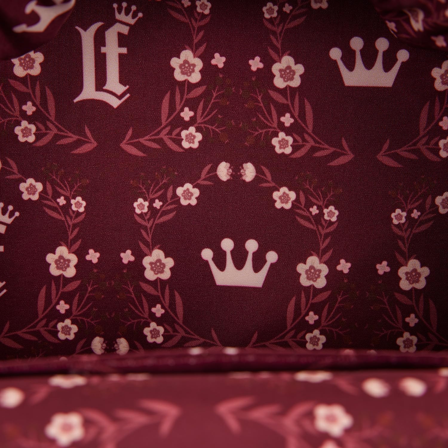 Loungefly Cream & Red Floral Sling Bag