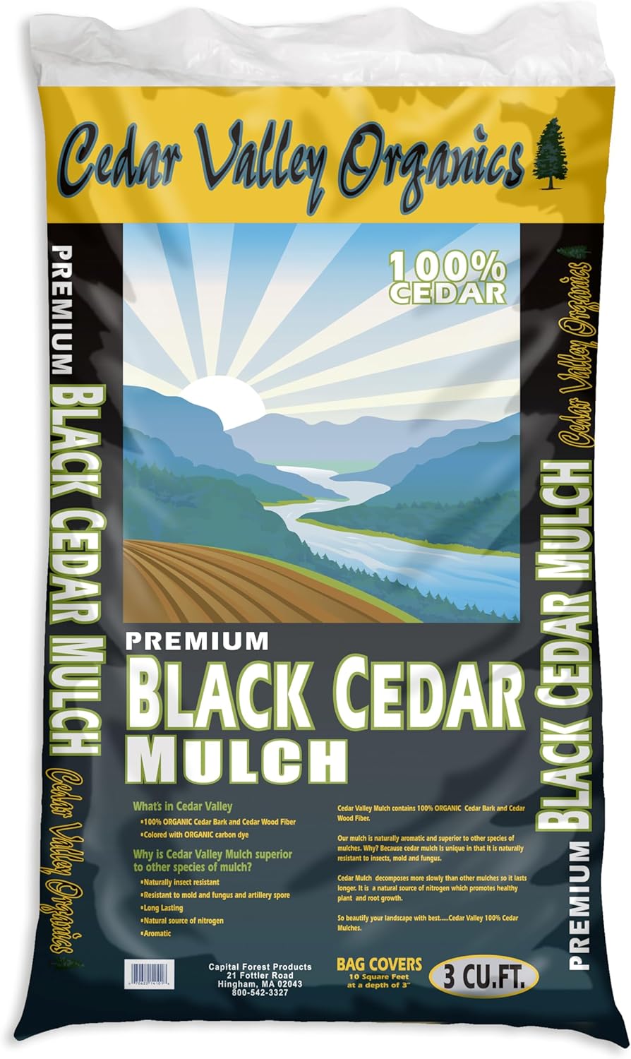 Capital Forest Products Black Cedar Mulch 3 Cu/Ft