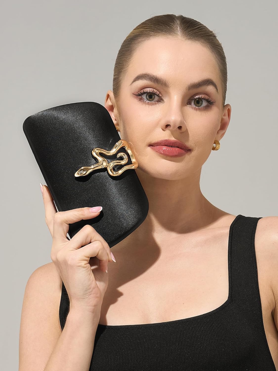 SWEETV CHUNLI Glitter Clutch Purses for Women Elegant Evening Bag for Parties, Weddings, and Formal Events - Image 3