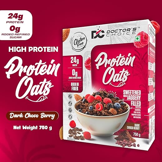 DOCTORS CHOICE Oats High Protein Oats 24g Pure Protein Break