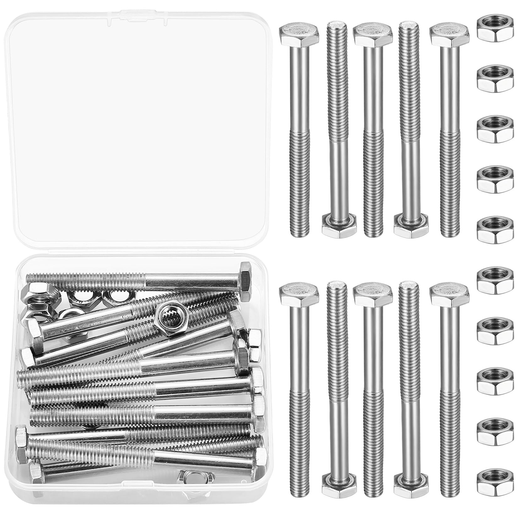 M8 Maschinenschrauben DIN 933 8.8 Galv. Verzinkt - Foto 5