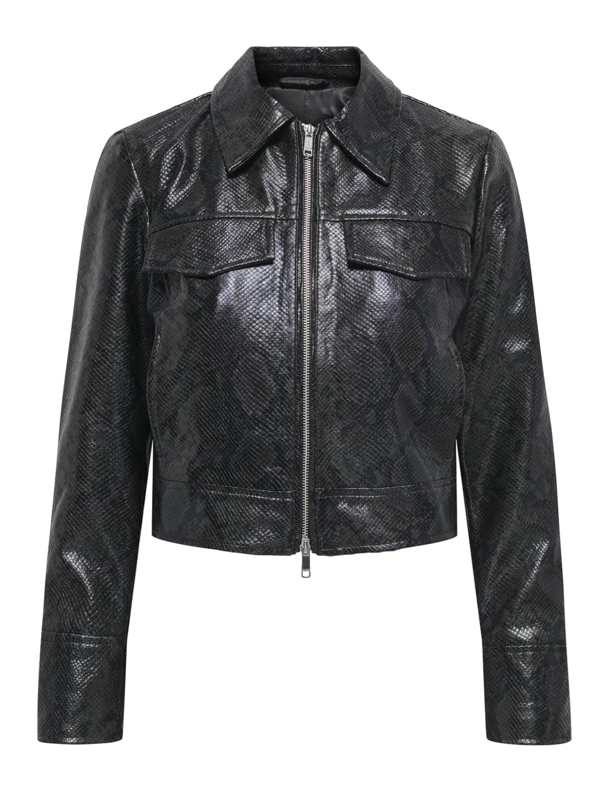 Chaqueta ONLY Onlparis Snake para mujer en diseño de efecto serpiente 3