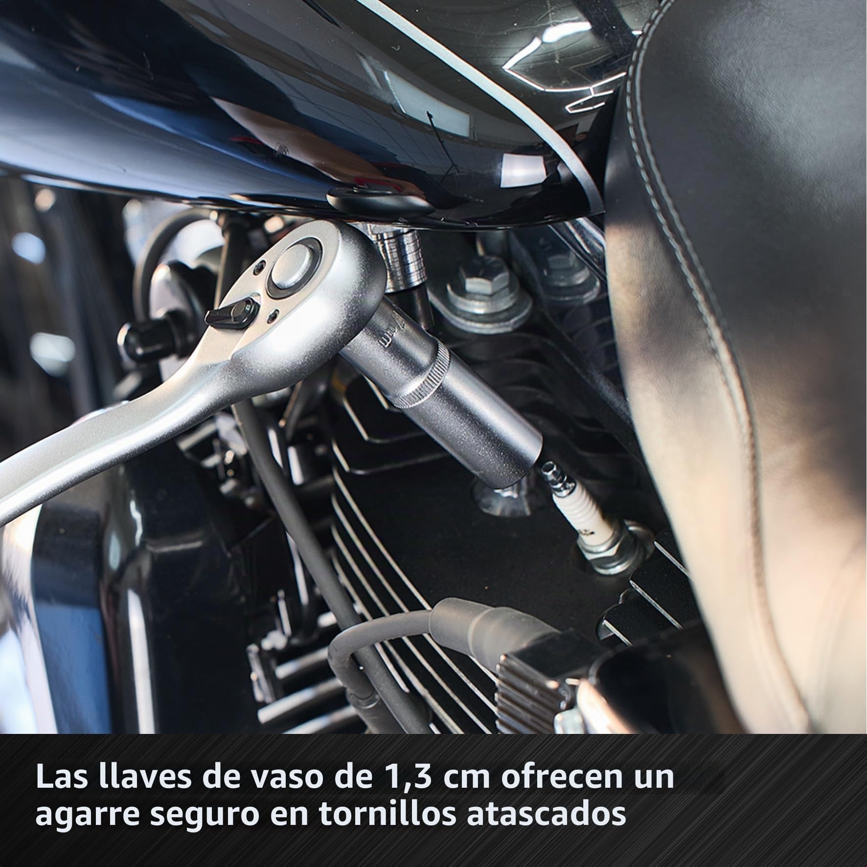 Original Einhell Maletín Herramientas Taller E-Case 92 piezas (equipo, casquillos de coche, boquillas, trinquete, T-Mango, Sistema E Case)