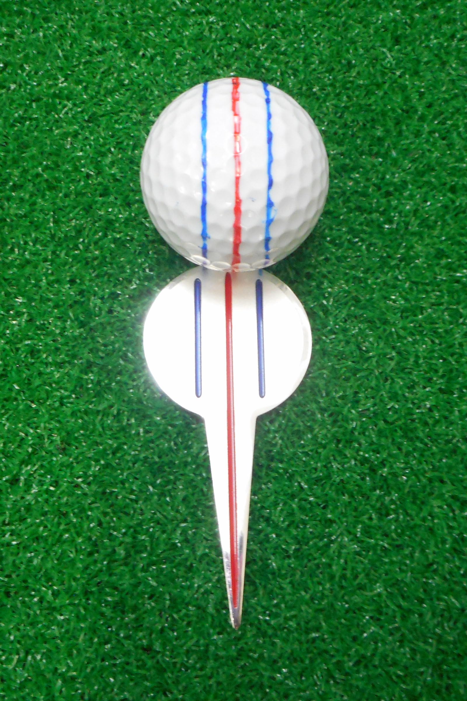 yoc.man　3色セット⭐️貴方だけのゴルフマーカー⭐️ハートVer⭐️ Amazon | Shareki golf ゴルフ パット カラー 3本線 入り ゴルフ