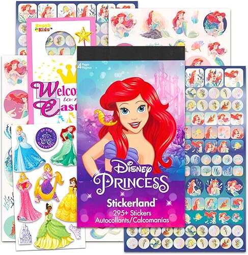 Miniatura 1 de Paquete de calcomanías de entrenamiento para ir al baño de La Sirenita  Más de 295 calcomanías de recompensa Ariel para niños pequeños más