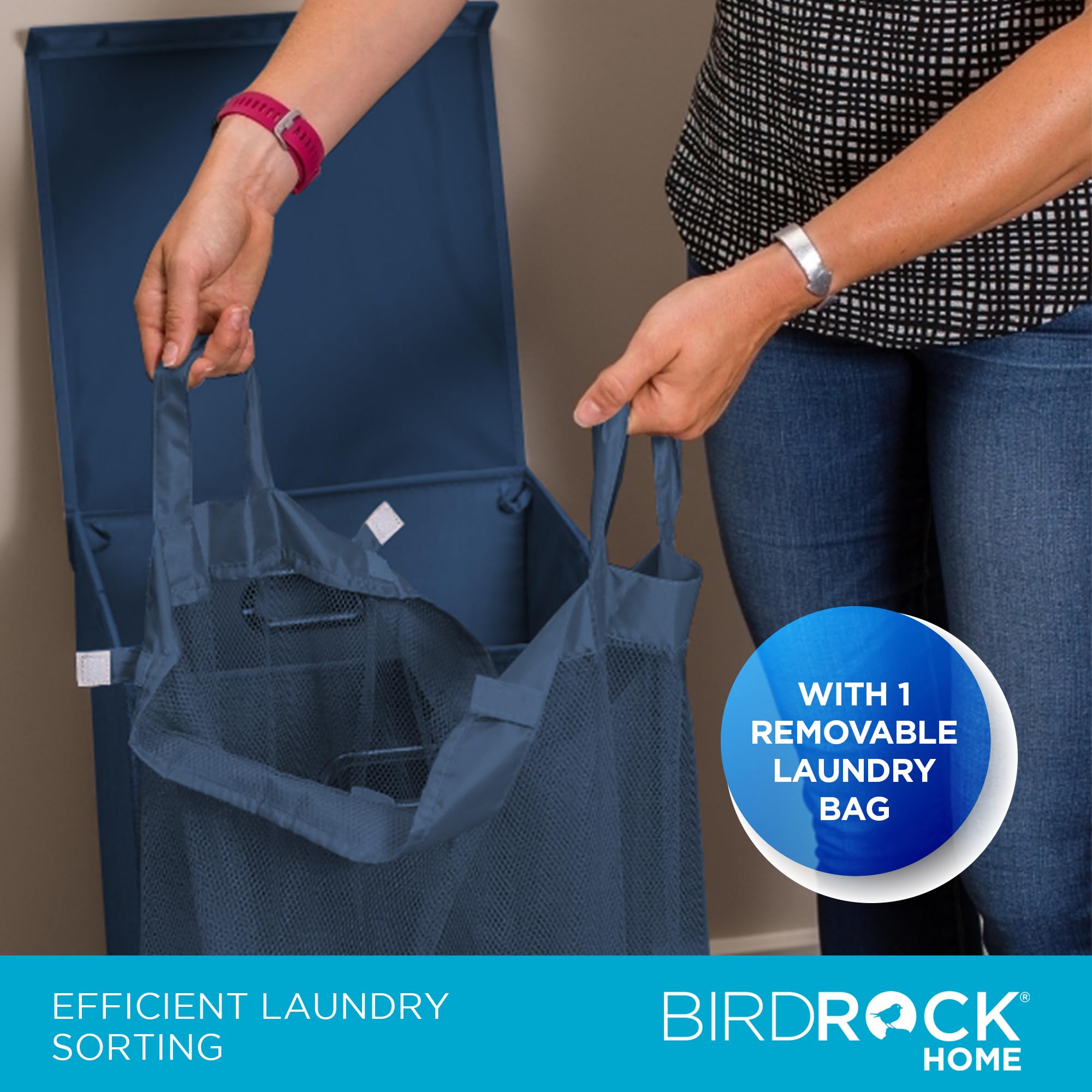 Snapklik.com : BIRDROCK HOME Laundry Hamper