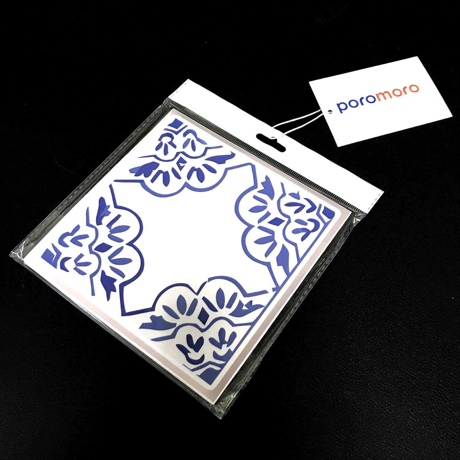 Spanish Portuguese Azulejo Style Peel and Stick Backsplash Tile Stickers Set of 16 pcs(5.9_21)