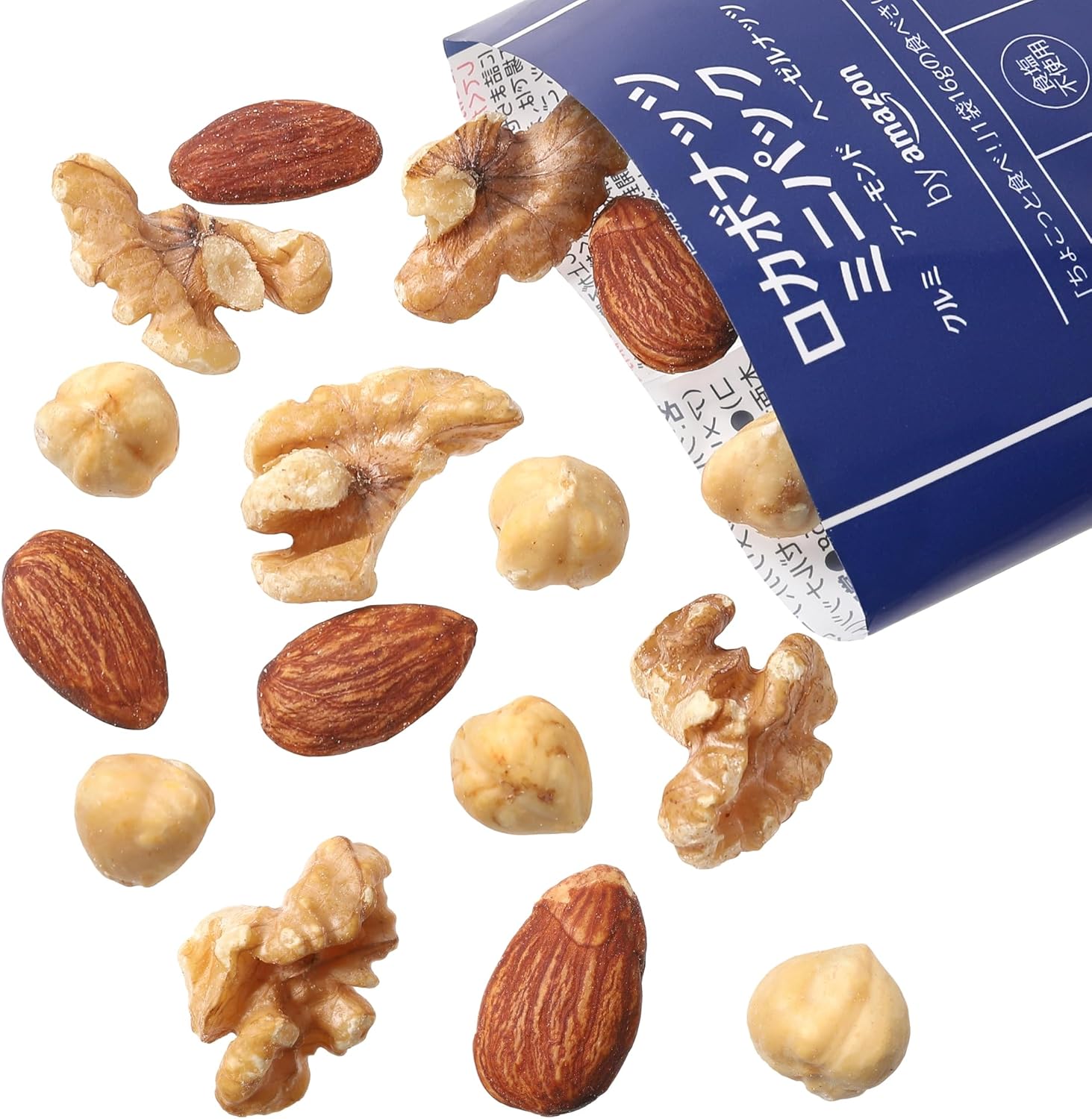 by Amazon ロカボナッツ ミニパック ( くるみ アーモンド ヘーゼルナッツ ) 16g×30パック 個分け