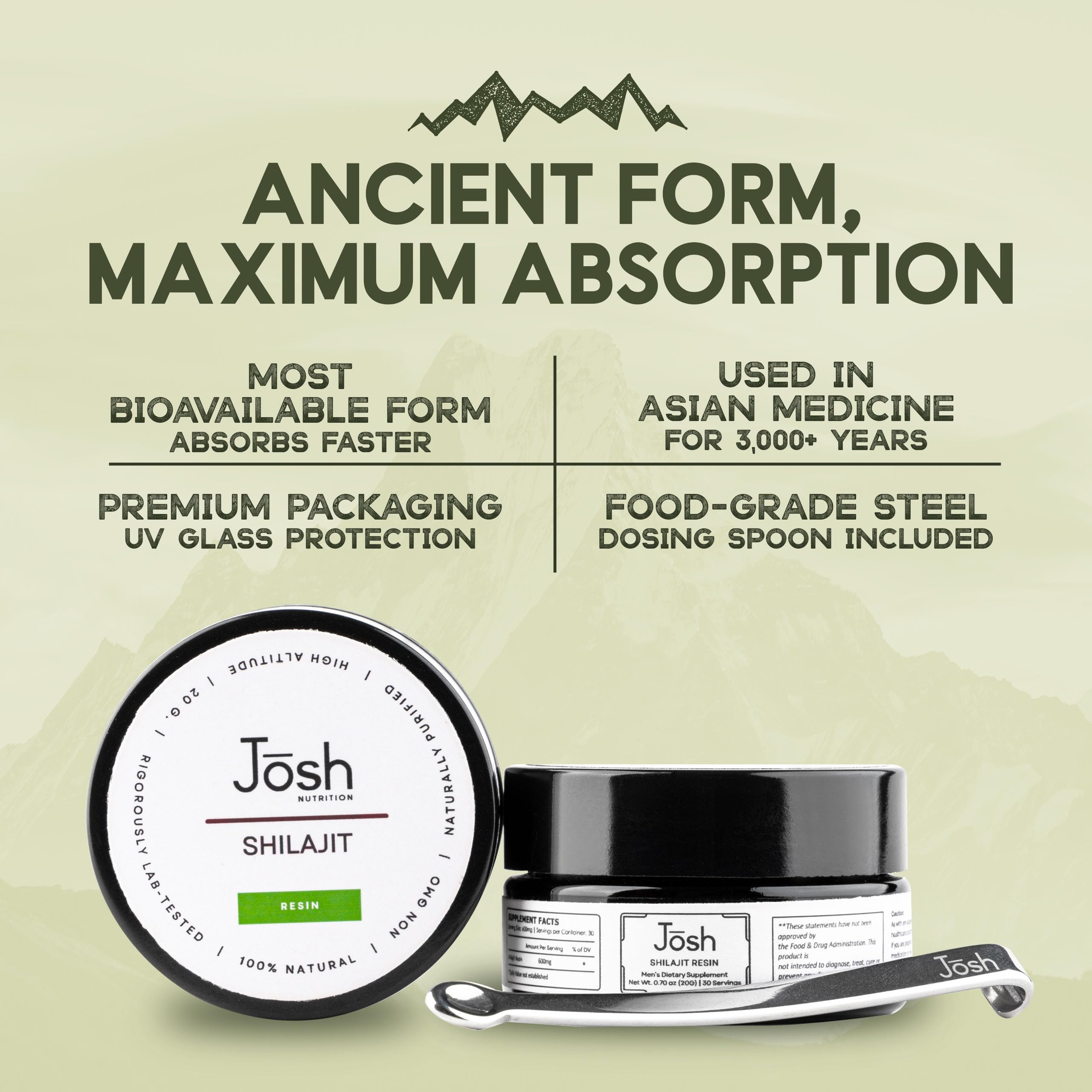 Pure Himalayan Shilajit Resin - 70%+ Fulvic Acid and 85+ Minerals for Energy & Focus, T-Levels Booster, Gold Standard for Men, Organic & Authentic, Third Party Lab-Tested, 20g — Amazon image 7