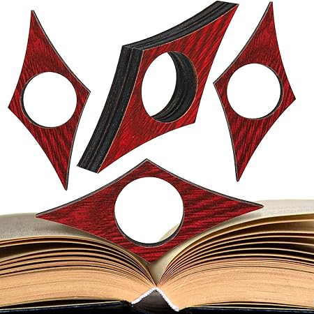 STOBOK 12-Pack Alloy Binder Rings - Golden Loose Leaf Book Clips For Office & School Organization