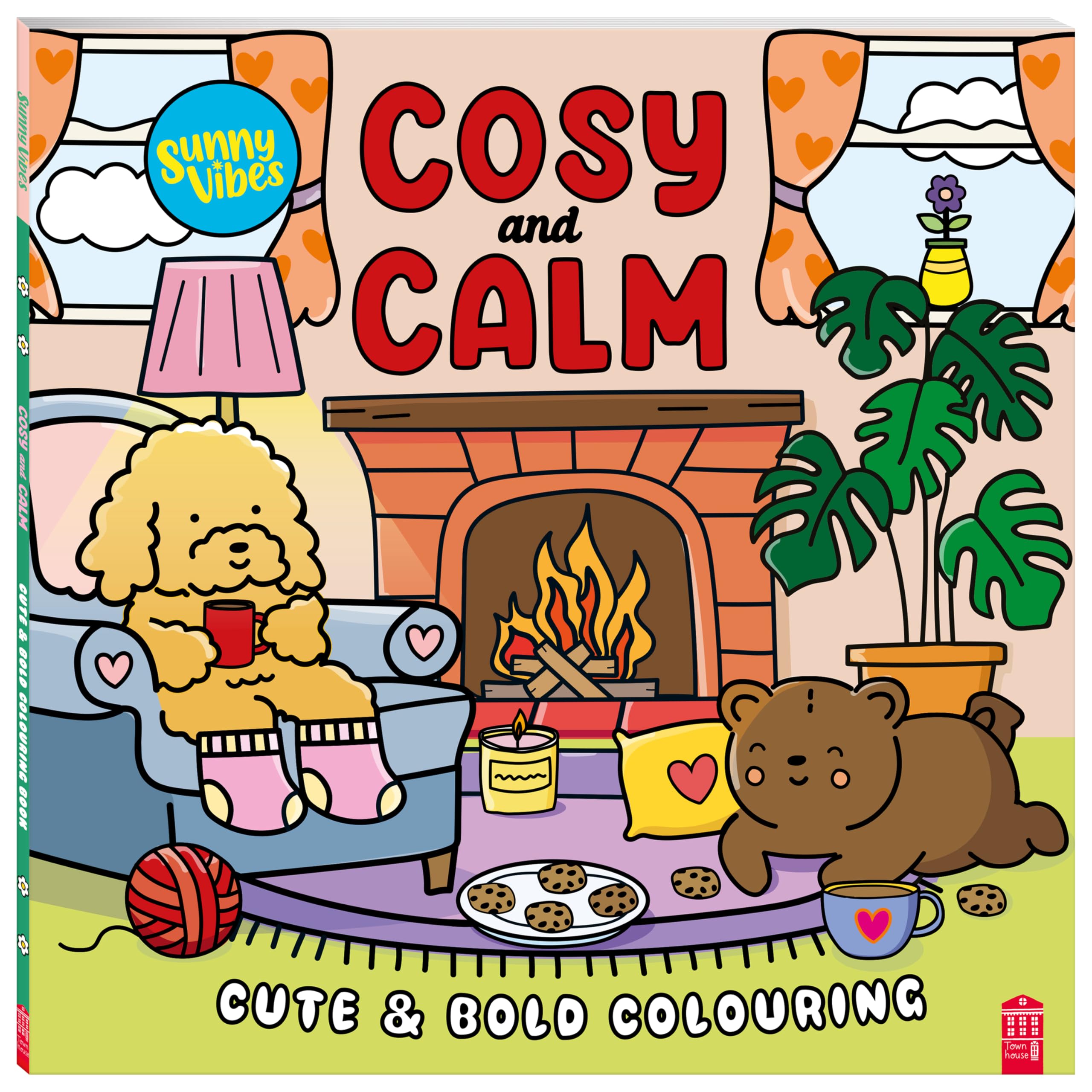 Cosy and Calm: 1 (Sunny Vibes Colouring)