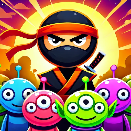 Ninja VS Aliens - Addicting Fast-Paced Platformer Game - App on
