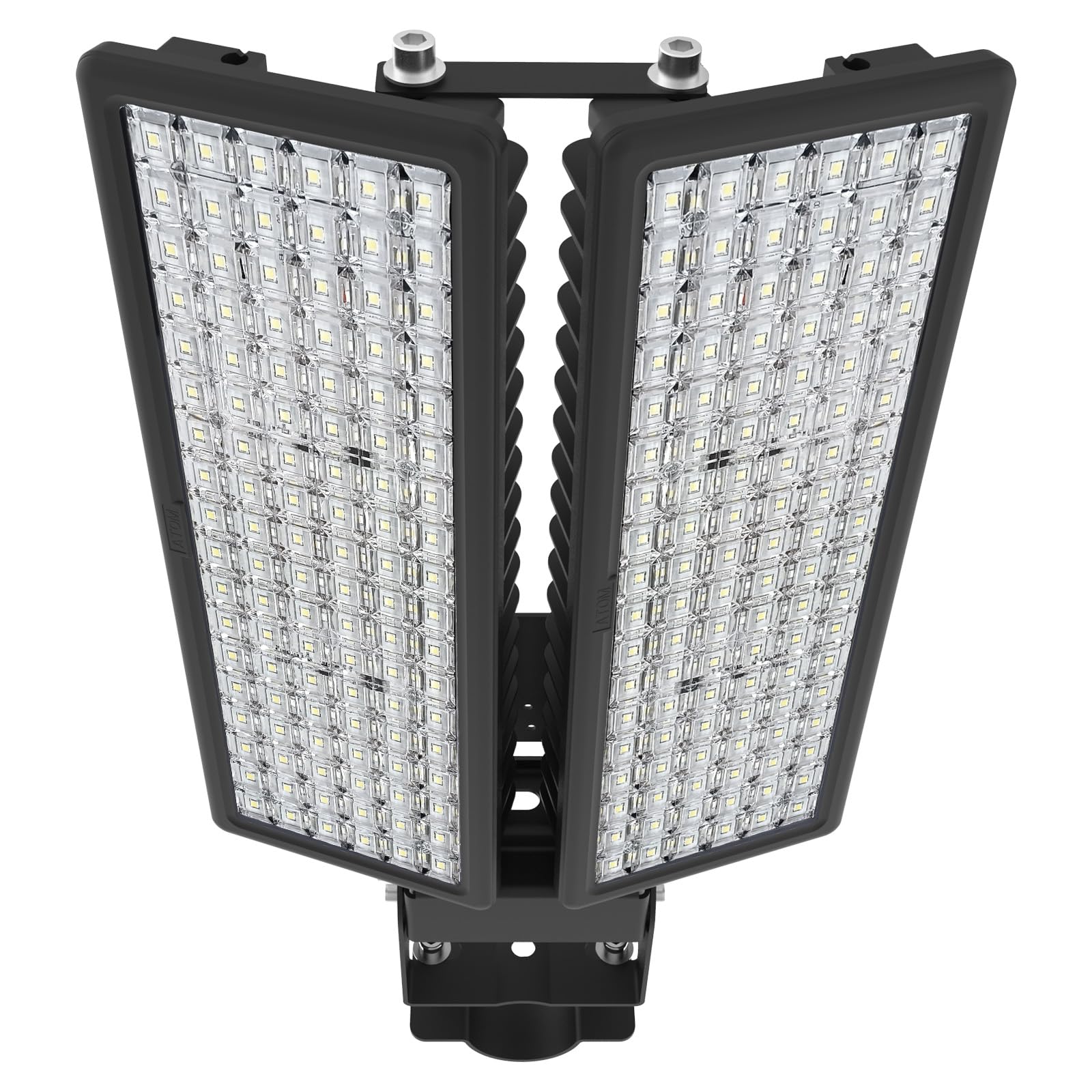 28000LM Faretto LED per Esterni 200W, Lampione Stradale Lampada a Palo 6500K Proiettore Angolo Regolabile IP67 Impermeabile 230V Lampione LED per Giardino, Illuminazione Parcheggio Φ45-65mm